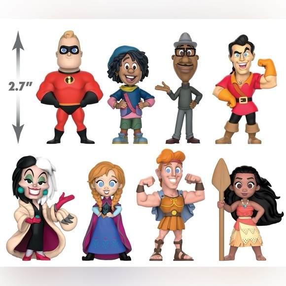 NEW! Disney 100 Celebration Pack 100 Years of Relentless Pursuit 8 Figures Toys - Picture 3 of 3